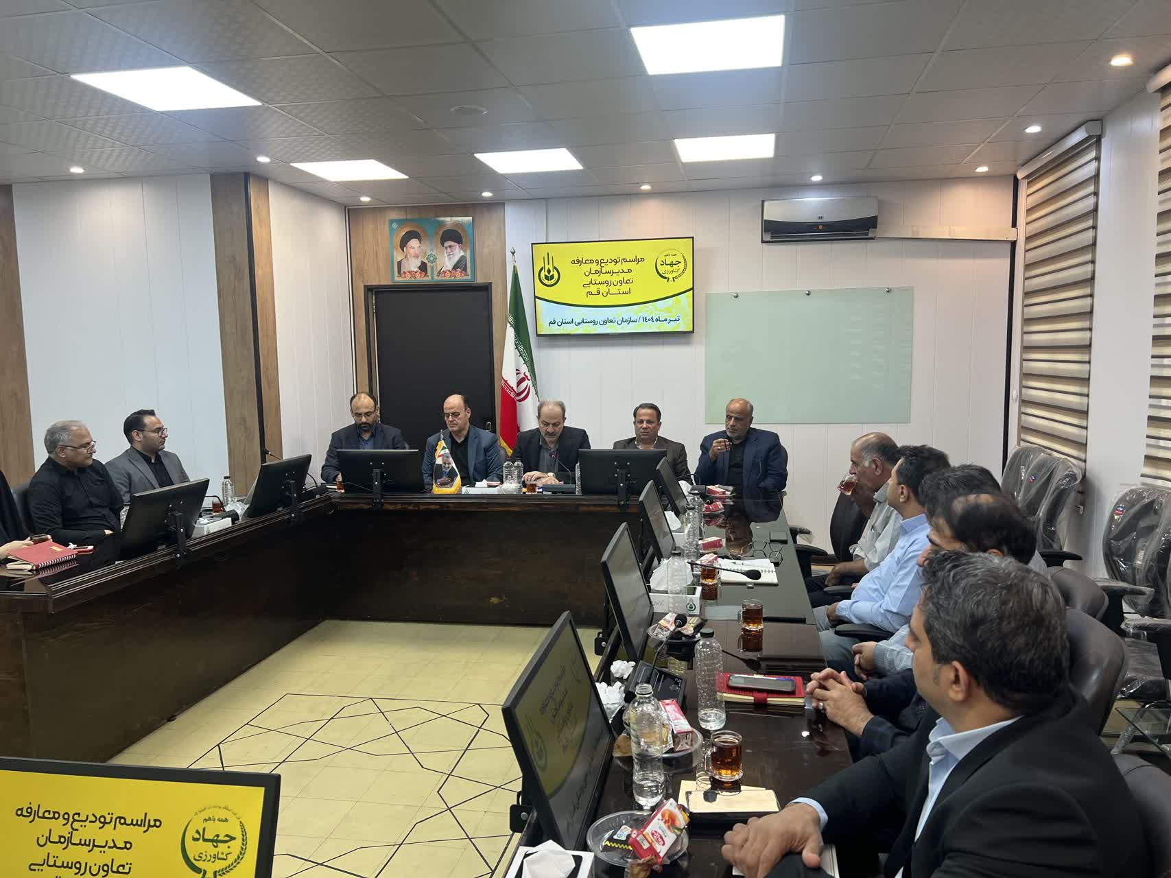 آیین تکریم و معارفه مدیر تعاون روستایی استان قم انجام شد_0